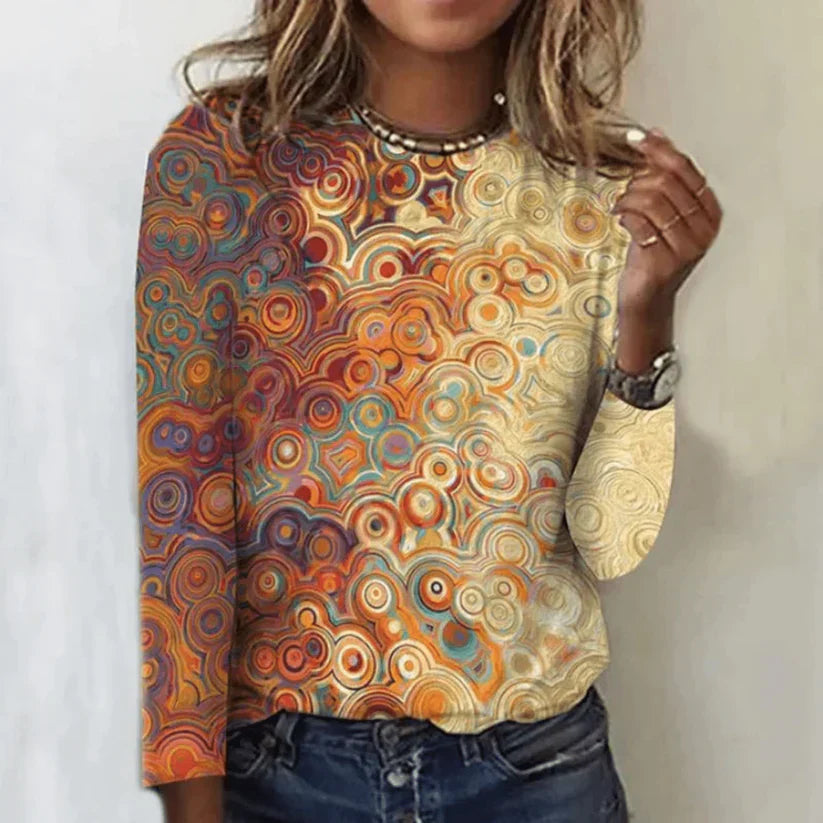 Annemie | Elegante camisa de manga larga para mujer