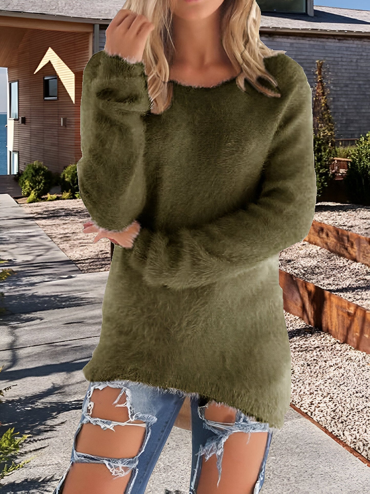 Ebeline Sweater | Jersey polar cuello ancho