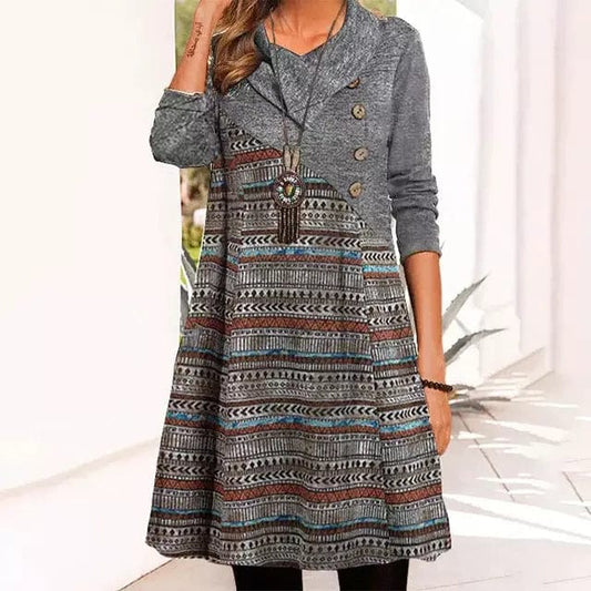- Vestido casual patchwork
