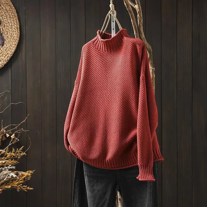 Rueda - Jersey clásico de punto elástico para mujer
