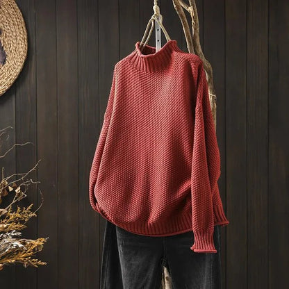 Rueda - Jersey clásico de punto elástico para mujer
