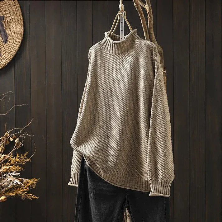 Rueda - Jersey clásico de punto elástico para mujer