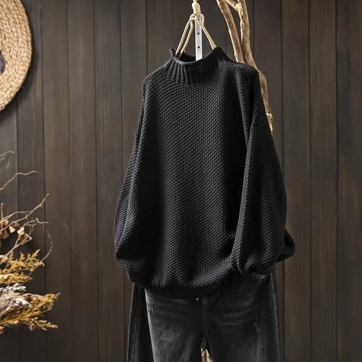 Rueda - Jersey clásico de punto elástico para mujer