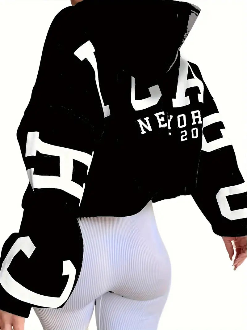 Stella | Sudadera con capucha oversize de manga larga