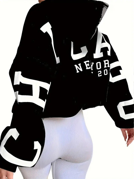 Stella | Sudadera con capucha oversize de manga larga