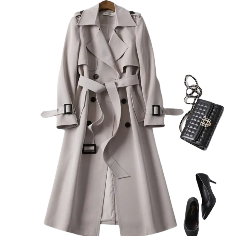 Elegante gabardina para mujer