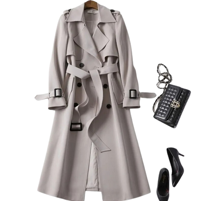 Elegante gabardina para mujer