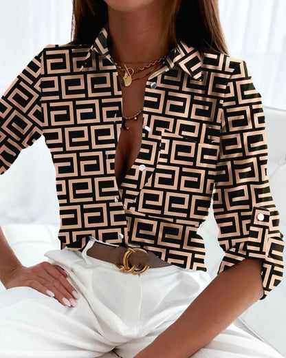Sofie Blouse | Blusa elegante con estampado