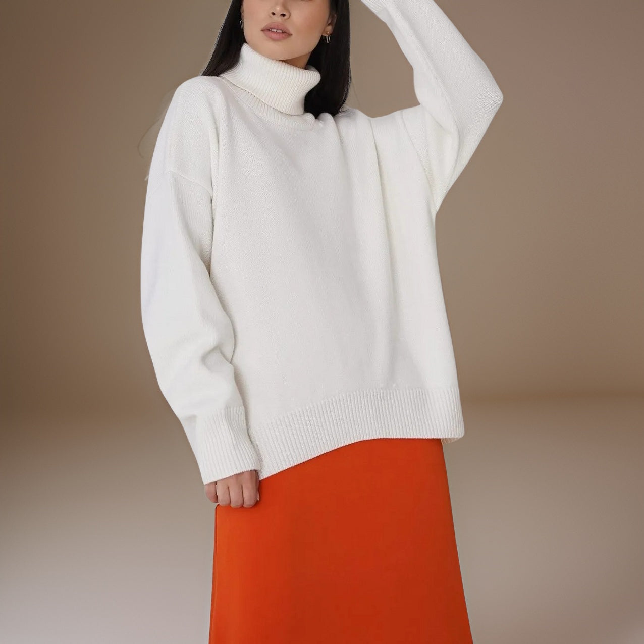 Jersey de punto con cuello vuelto Danissa
