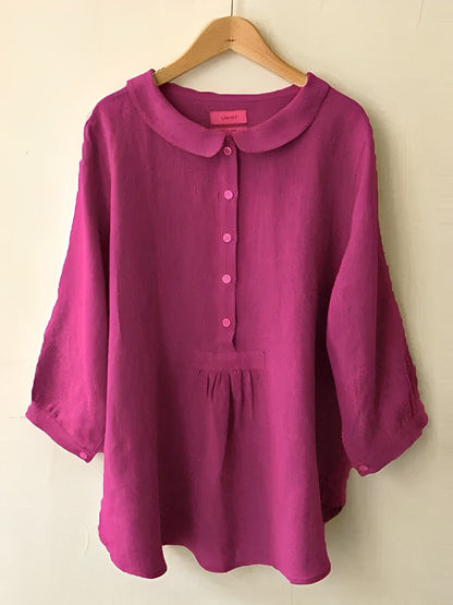 Dana | Cómoda blusa suelta con botones para mujer