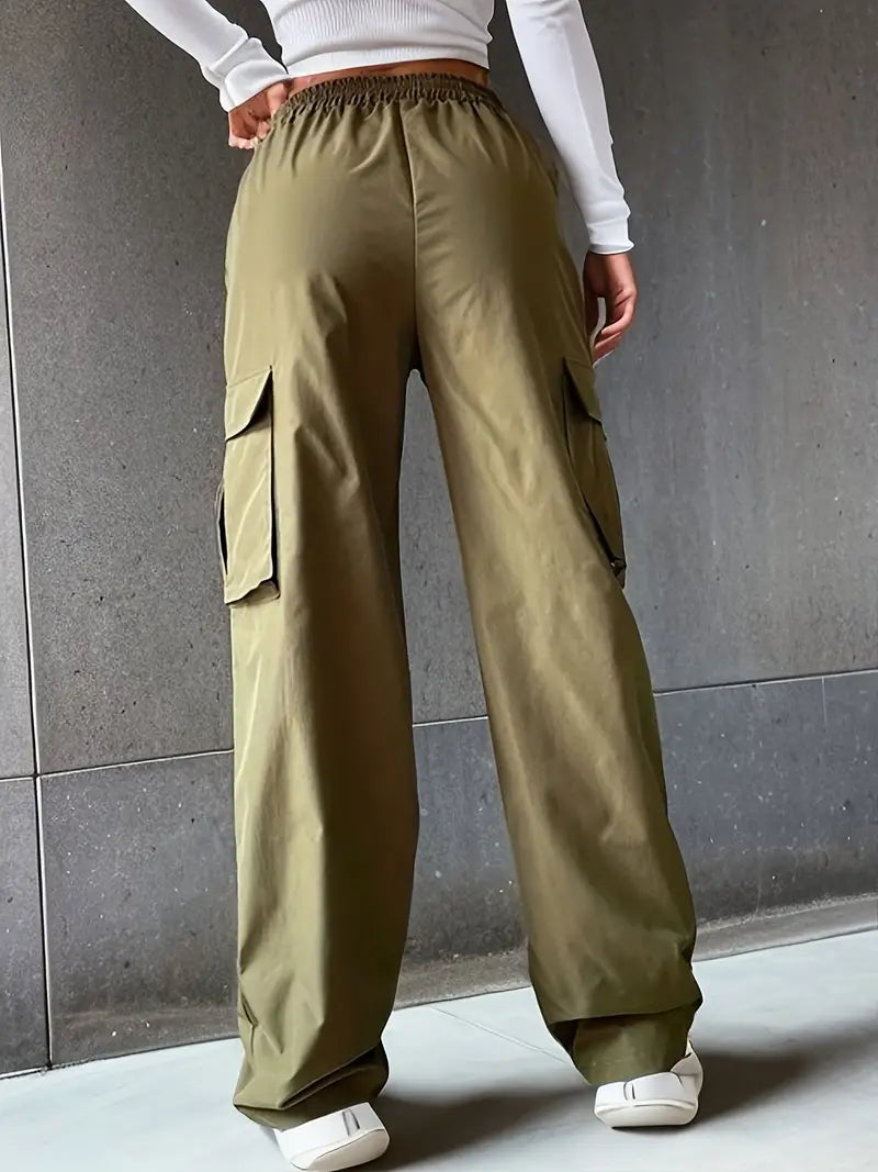 Camille - Pantalón cargo elástico