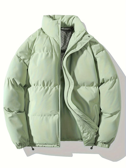 Chaqueta de invierno casual para hombre con cuello alto | Ideal para otoño/invierno