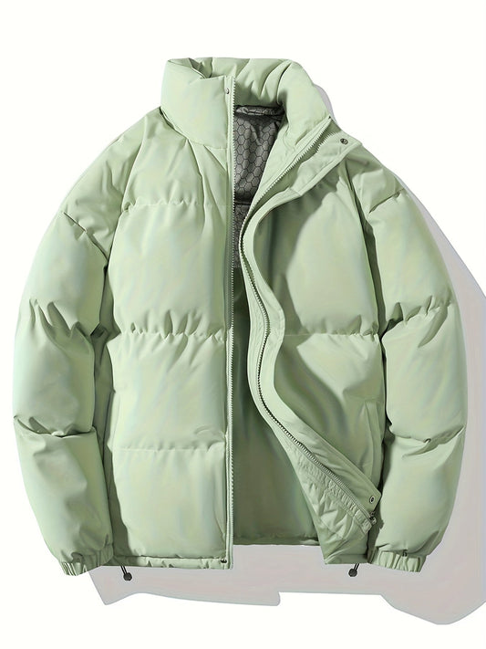 Chaqueta de invierno casual para hombre con cuello alto | Ideal para otoño/invierno