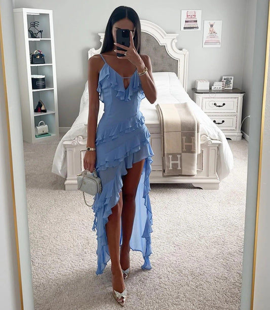 Cómodo vestido tobillero para mujer