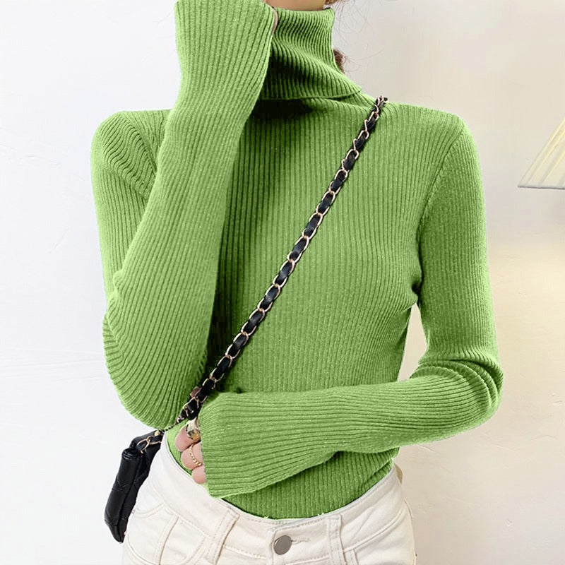 Jersey de cuello alto: moderno y cómodo