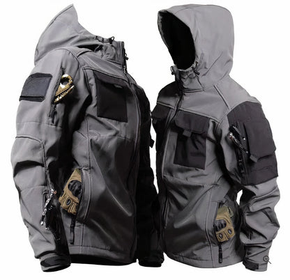 GUNNER | Chaqueta táctica con capucha para hombre