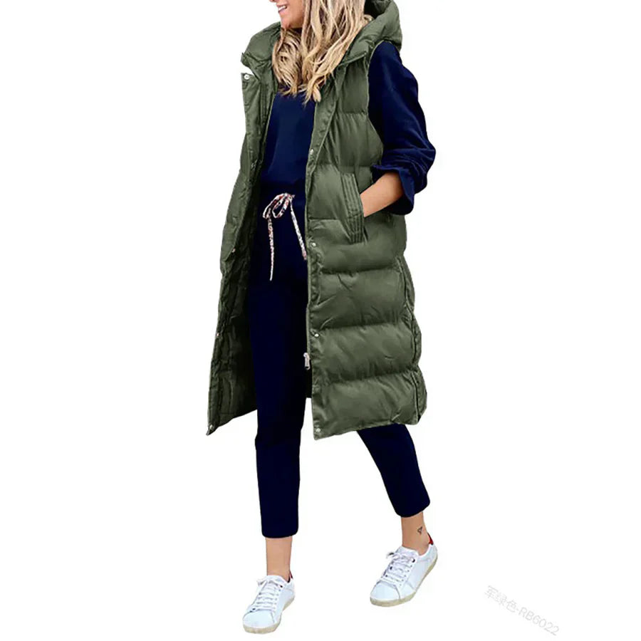 Amelia | chaqueta cálida sin mangas para la primavera