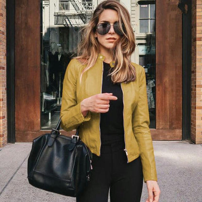 Chaqueta Hettie | Elegante chaqueta de cuero Chic