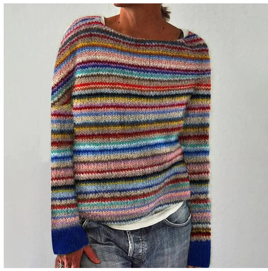 SILVIA™ | Jersey retro de otoño