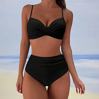 Verna® | Elegante bikini de talle alto