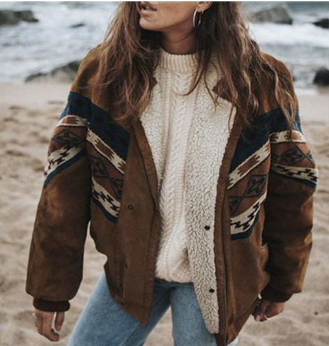 Lola - Chaqueta de lana boho