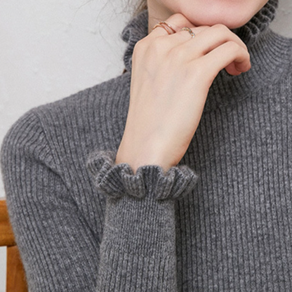 Bernice - Jersey de punto con cuello alto