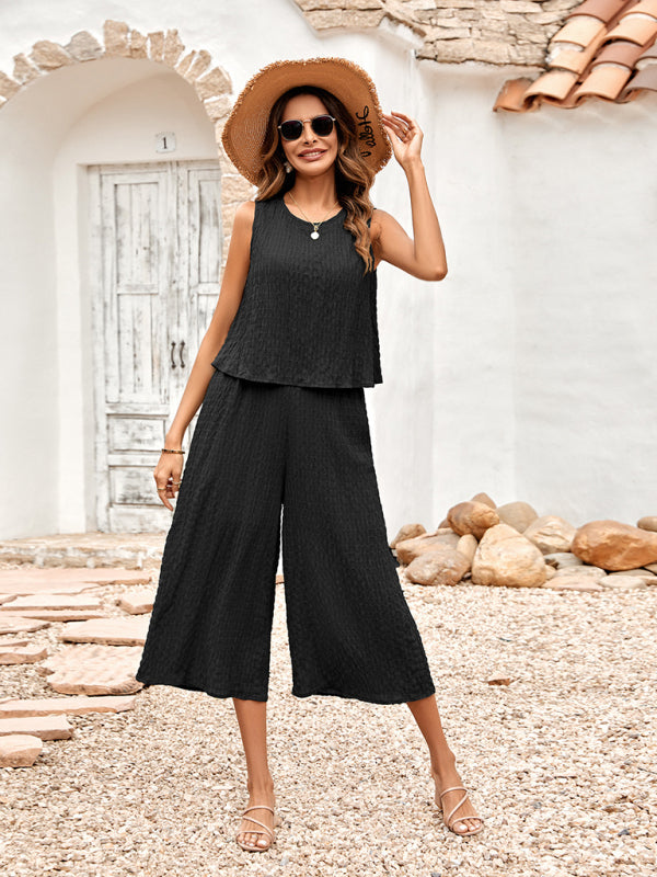 Nuevo mono casual de color sólido con mangas sueltas para mujer