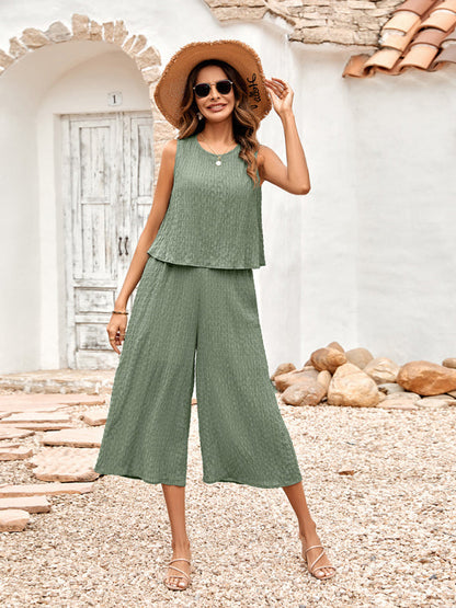 Nuevo mono casual de color sólido con mangas sueltas para mujer