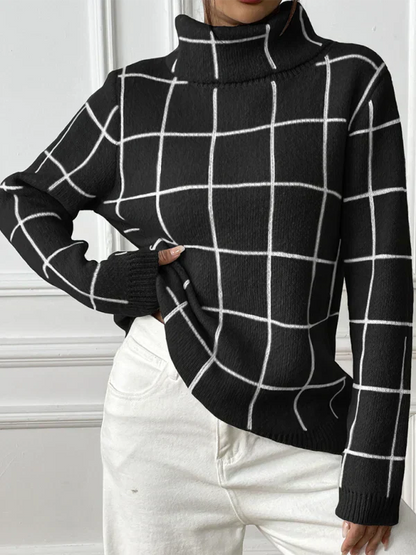 Livia | Jersey de cuello alto para mujer Para otoño e invierno