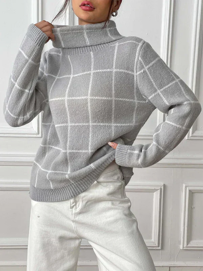Livia | Jersey de cuello alto para mujer Para otoño e invierno