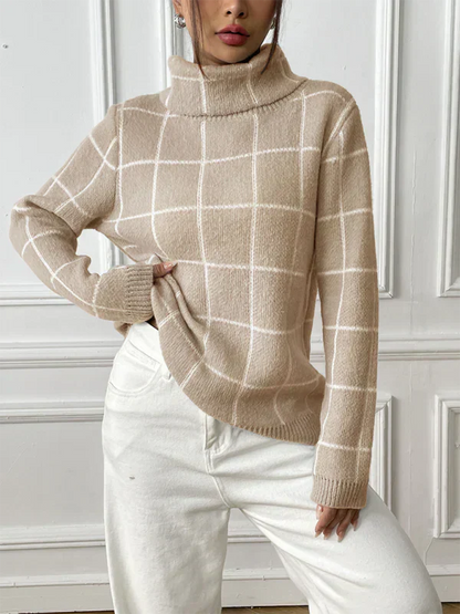 Livia | Jersey de cuello alto para mujer Para otoño e invierno