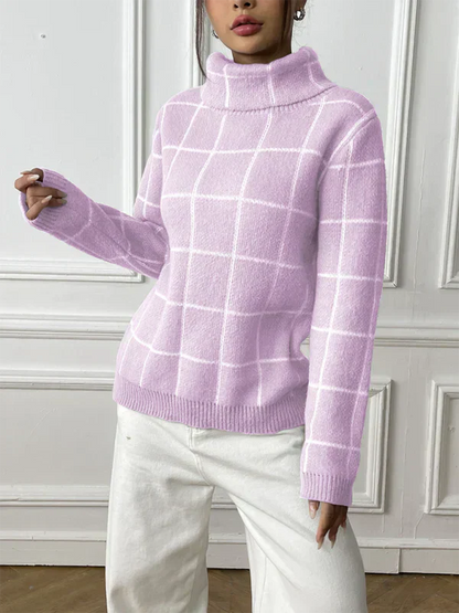 Livia | Jersey de cuello alto para mujer Para otoño e invierno