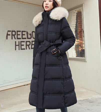 Haniya | elegante abrigo de invierno con capucha