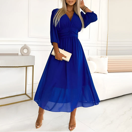 Vestido ligero de gasa de seda
