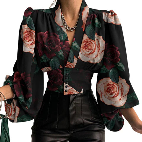 Gloria - Blusa clásica a la cadera para mujer