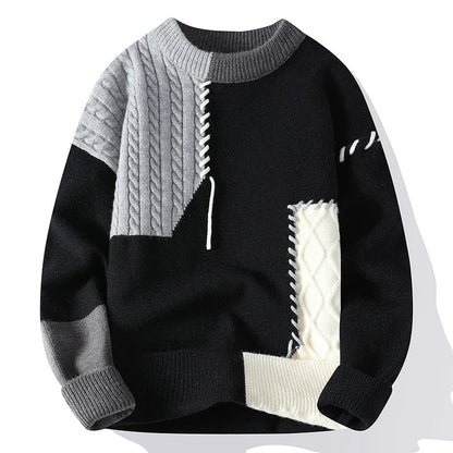 Jersey de mujer con diseño patchwork