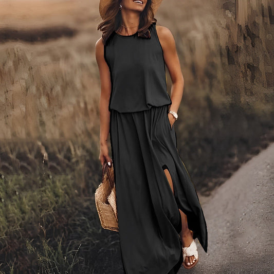 - Elegante vestido de colores