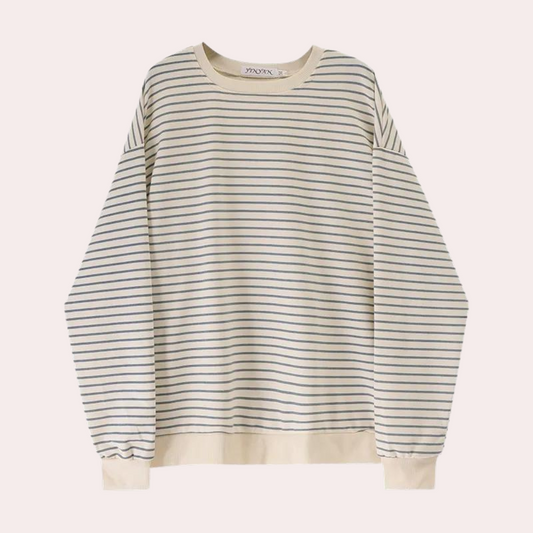 CHERYL - Sudadera clásica de rayas para mujer