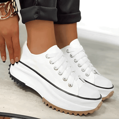 Jinky Sneakers | Zapatos con cordones de plataforma de moda