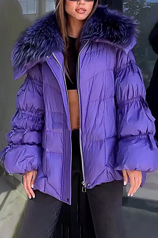 Chaqueta aislante suave para mujer | Elegante y cálida