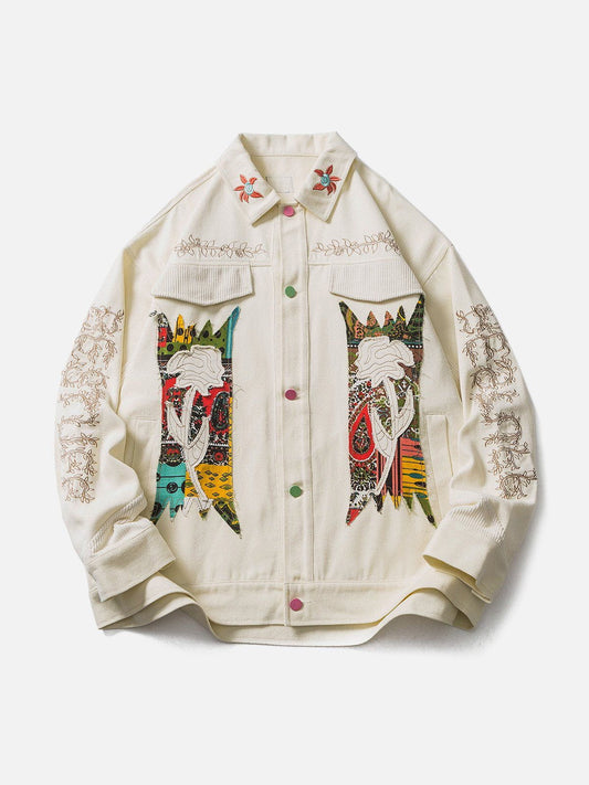 Gertrude | Chaqueta floral de mujer de estilo callejero