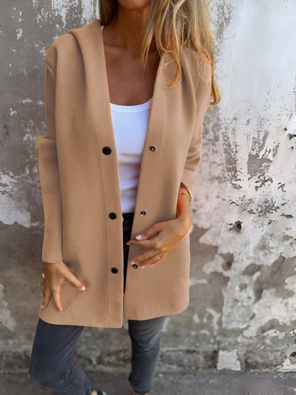 Chaqueta casual con capucha para mujer | Valma