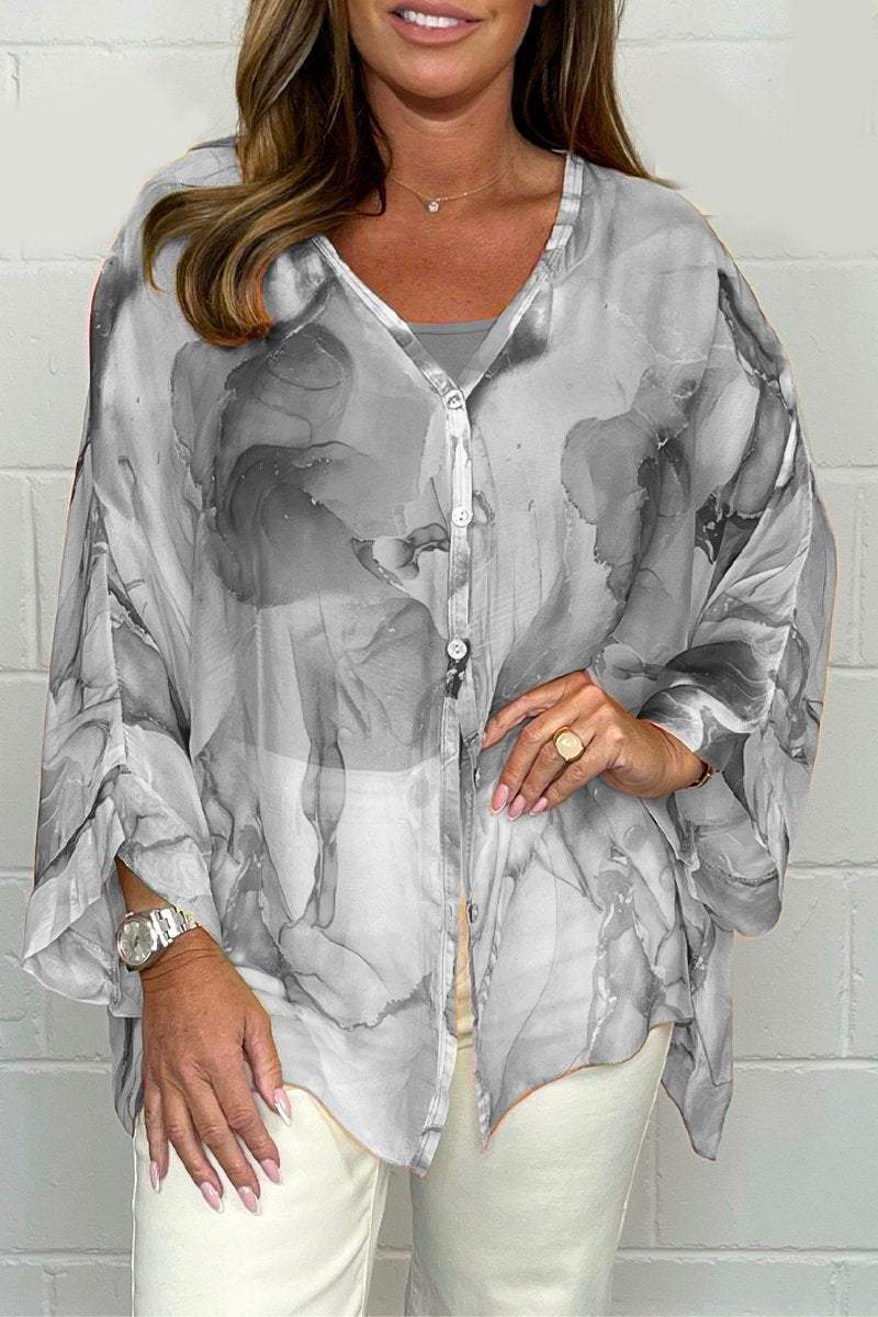 Amber | Blusa ligera con estampado para mujer