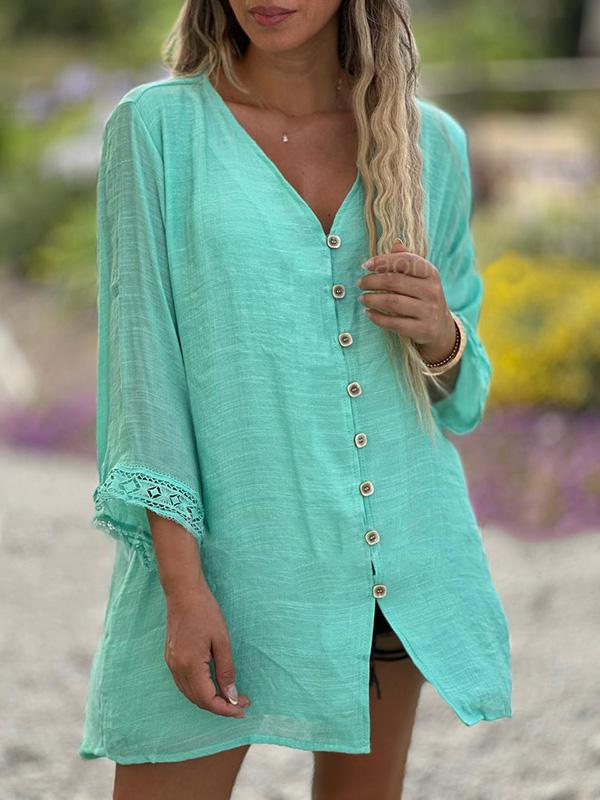 Candice - Blusa Chic Relajada con Mangas Largas