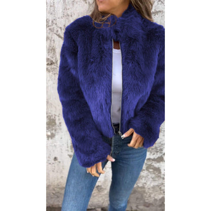 Clem | Chaqueta Bond PU con cuello alto y cremallera
