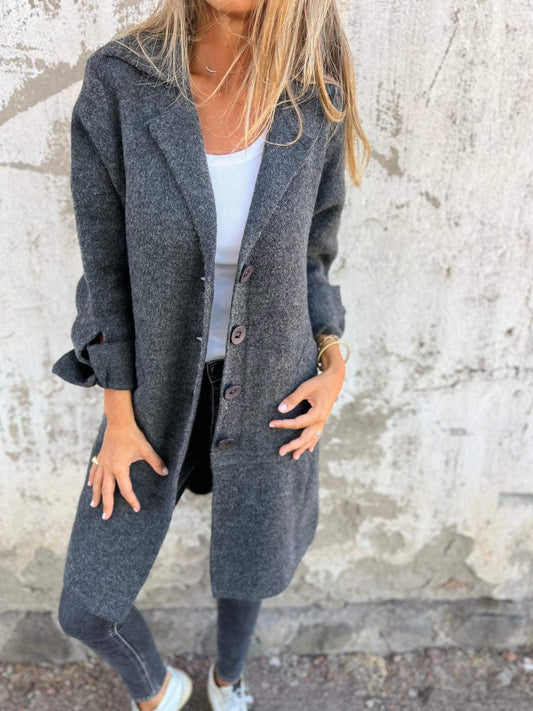 Liezl | Abrigo largo de mujer, elegante y cómodo