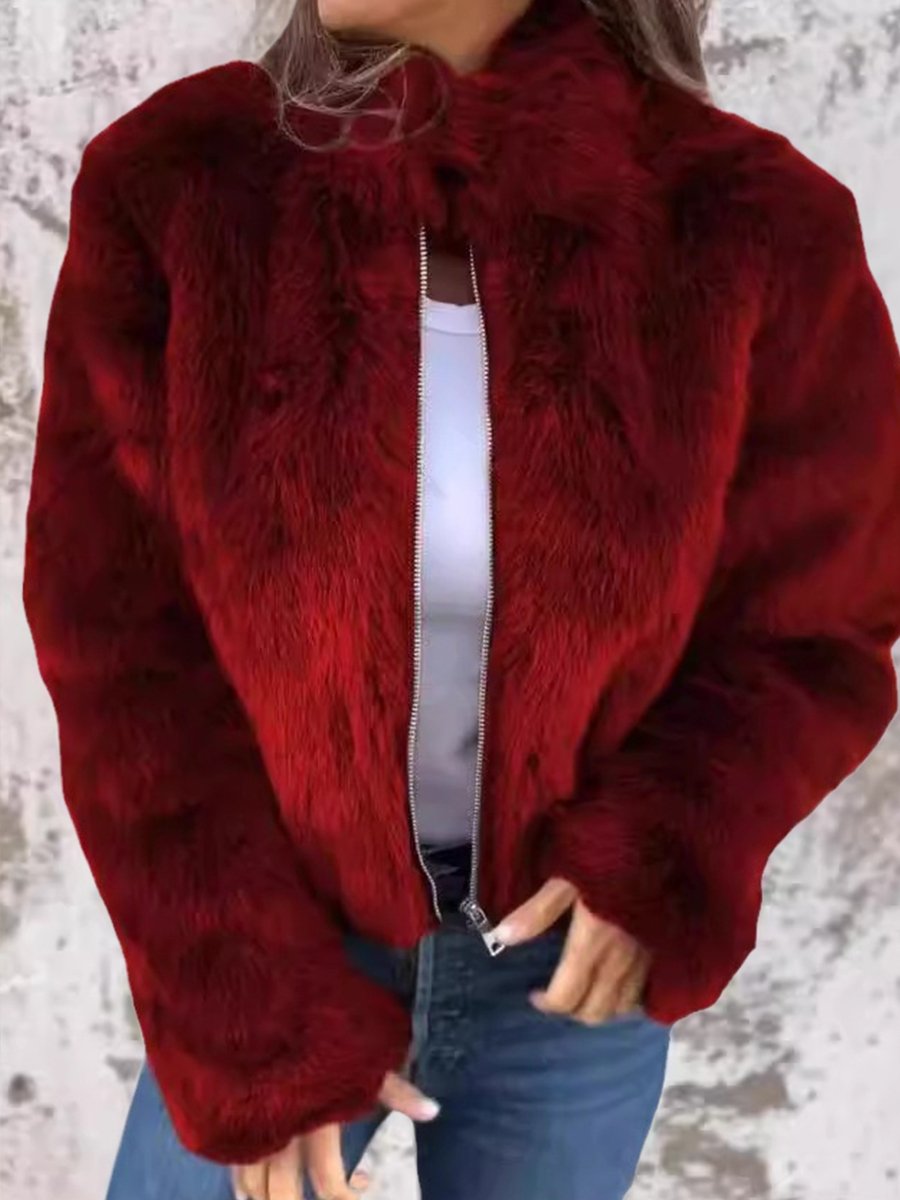 Chaqueta de invierno suave para mujer | Beige | Cálida y cómoda