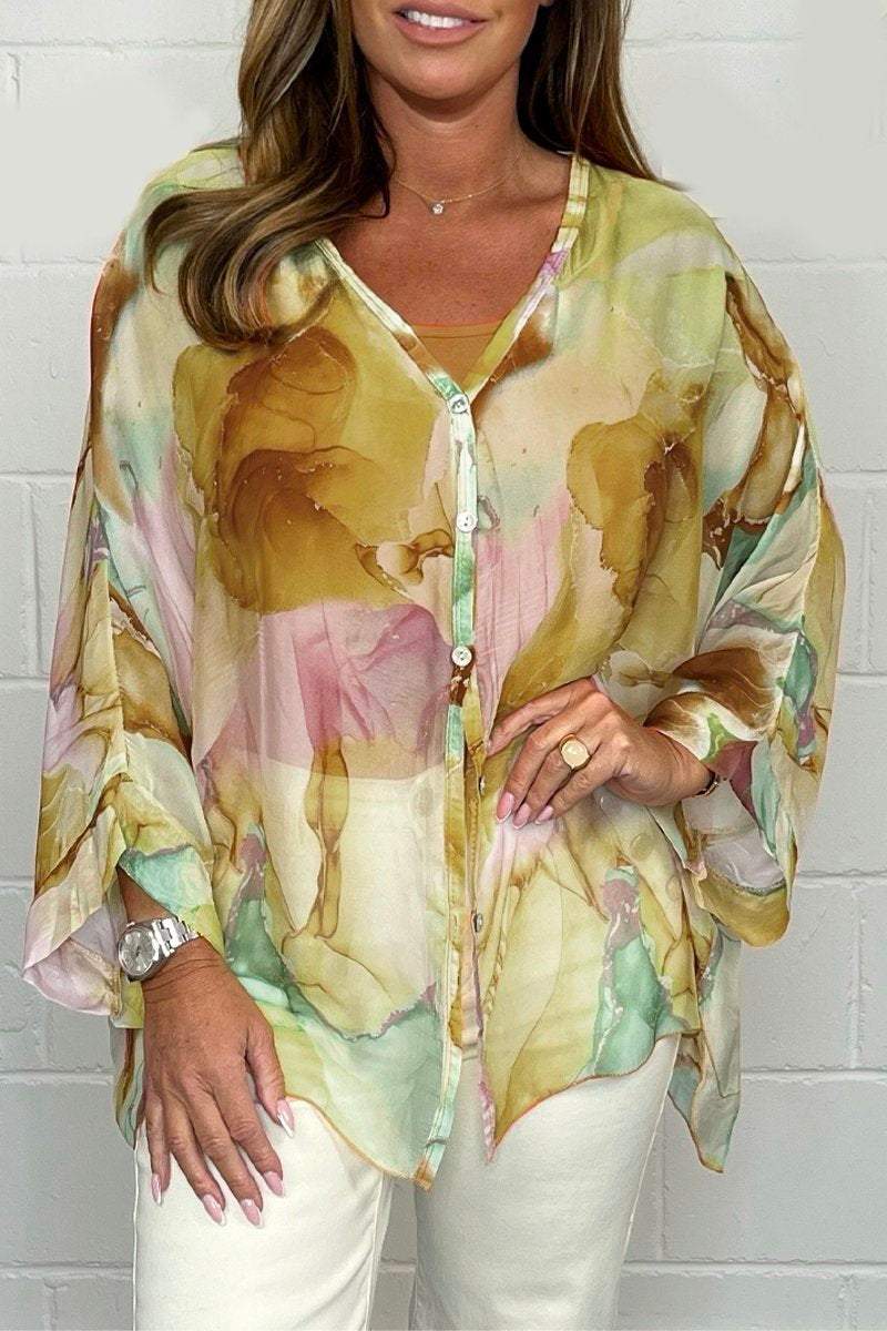 Amber | Blusa ligera con estampado para mujer