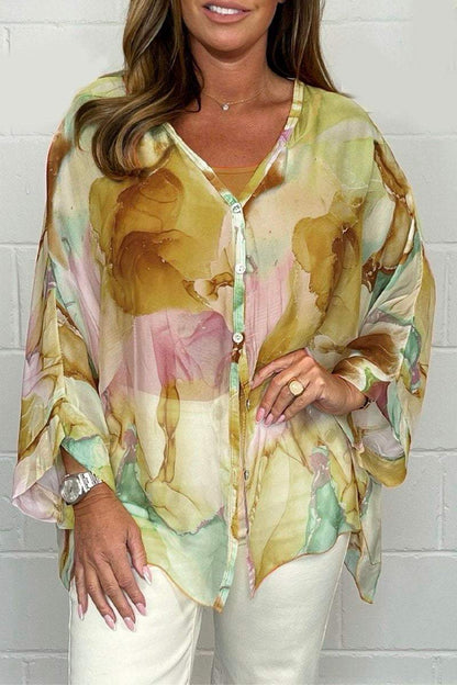 Amber | Blusa ligera con estampado para mujer