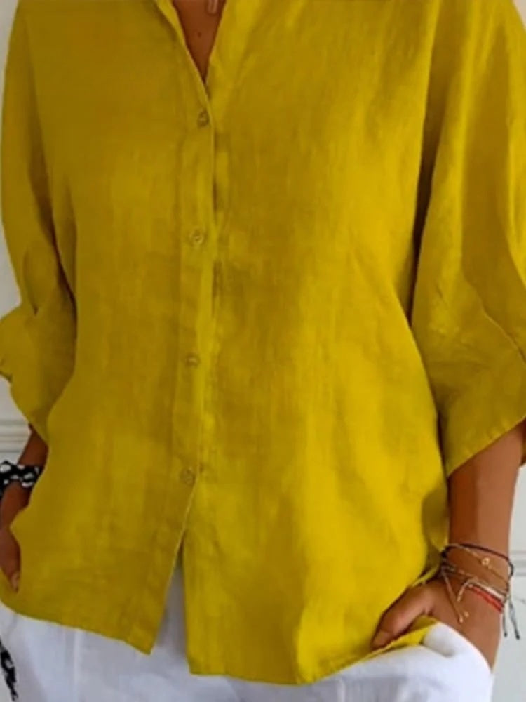 Cheryl | Elegante Blusa de Lino para Mujer
